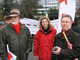 Dr. Zimmermann + Ulrike Noll, GEW, Erich Vehrenkamp IGM (v.l.n.r.)