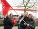 Kundgebung vor der ProMinent GmbH
