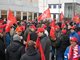 Kundgebung vor der ProMinent GmbH