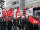 Kundgebung vor der ProMinent GmbH
