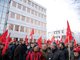 Kundgebung vor der ProMinent GmbH