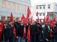 Kundgebung vor der ProMinent GmbH