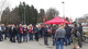 Warnstreik-Aktion bei Leica