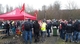 Warnstreik-Aktion bei Leica