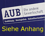 AUB - Tarnorganisation der Arbeitgeber! Und keiner will was gewusst haben ?