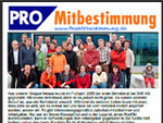 Pro Mitbestimmung - Eine Liste mit Programm Pro Mitbestimmung - Eine Liste mit Programm