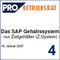 Das SAP-Gehaltssystem, SAP lenkt ein und sagt JA zur Transparenz