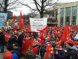 Protestversammlung in Ludwigsburg